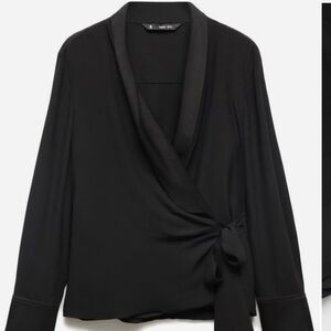 MNG NWOT WRAP JACKET TOP SZ 2